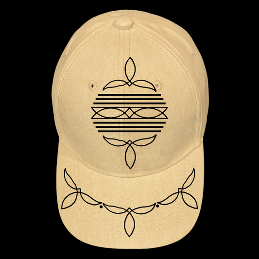 Boot Stitches design on a baseball cap