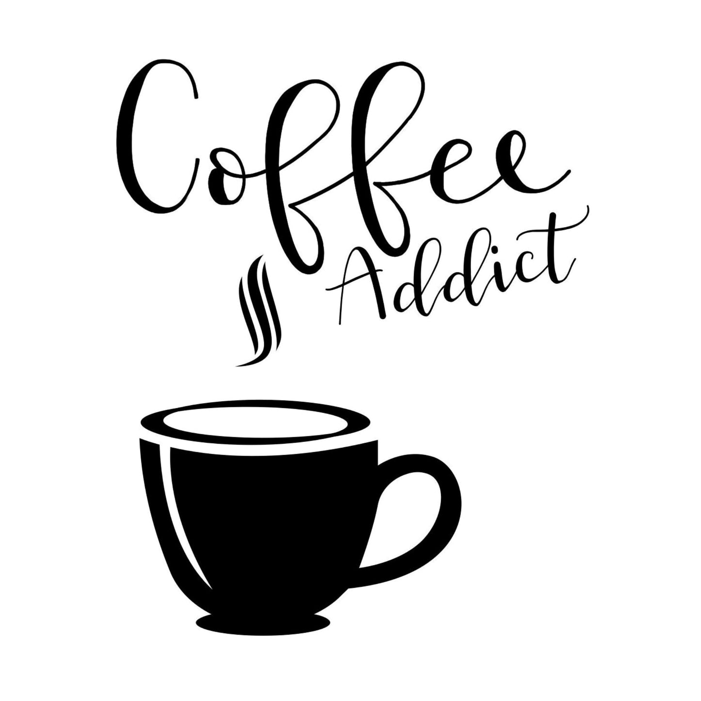 Coffee Addict baseball hat burning design