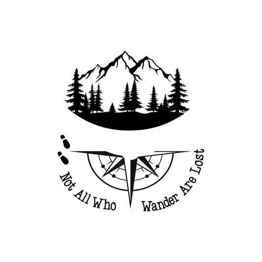 Compass baseball cap hatburning design