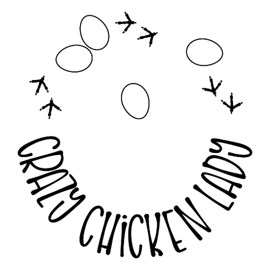 Crazy Chicken Lady hat burning design