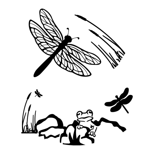 Dragonfly baseball hat burning design