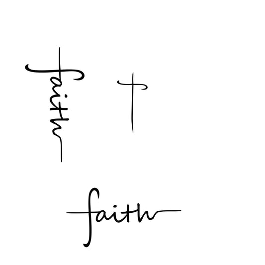 Faith Cross hat burning design