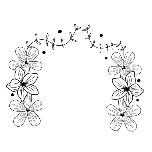 Flowers On Flowers hat burning design