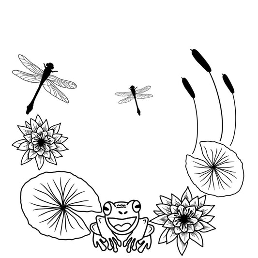 Frog Pond hat burning design