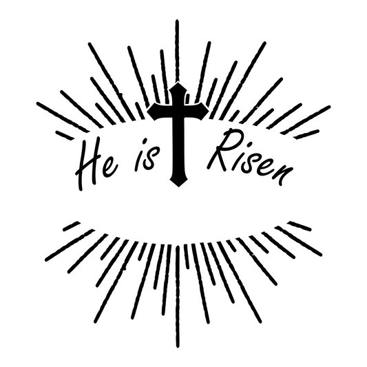 He Is Risen Baseball hat burning design