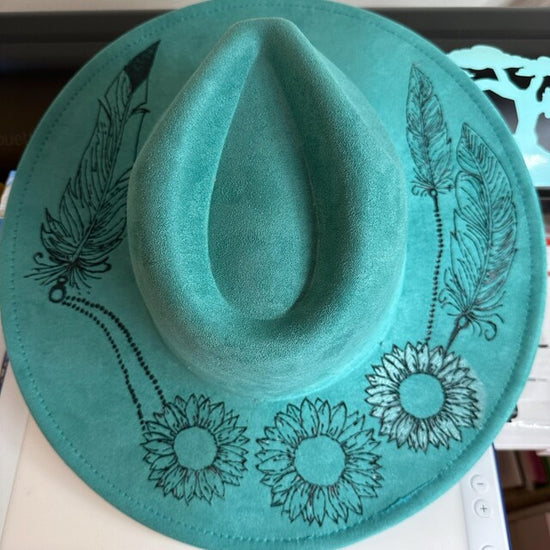 A beautiful example of hat burning by Charlene.