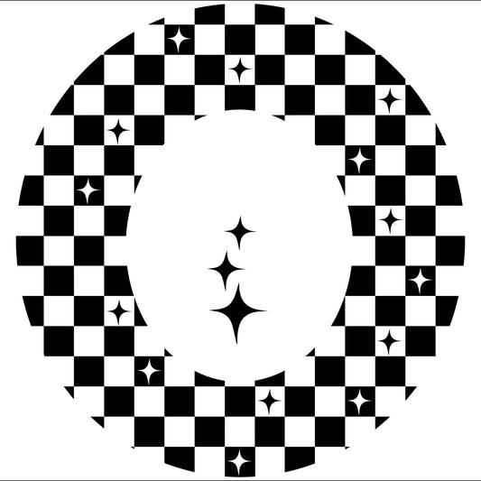 Vintage Starlight hat burning design for wide brim hats