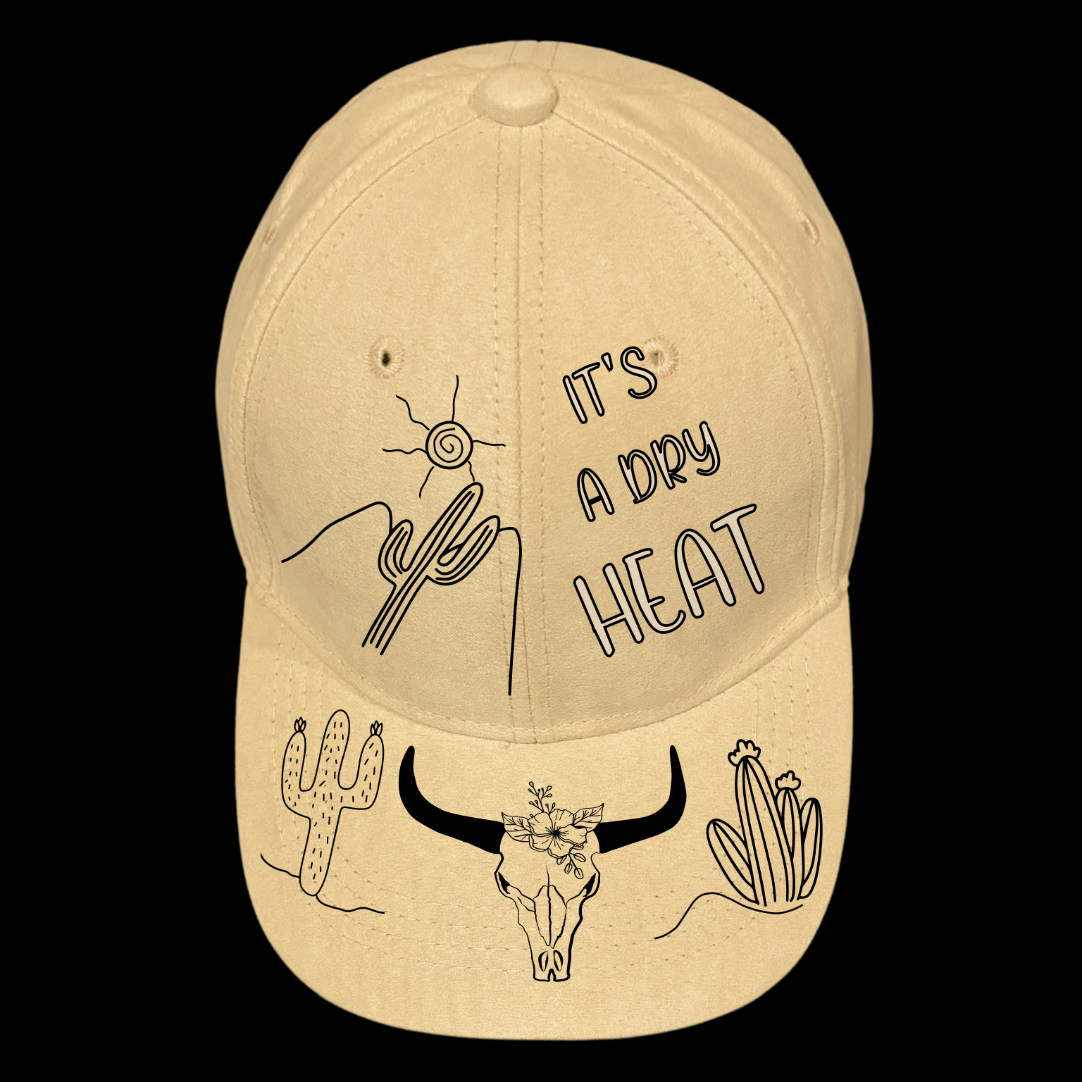 Hot Cap Design Dry Heat Baseball Cap Hat Burning Design – Cool Moon Designs