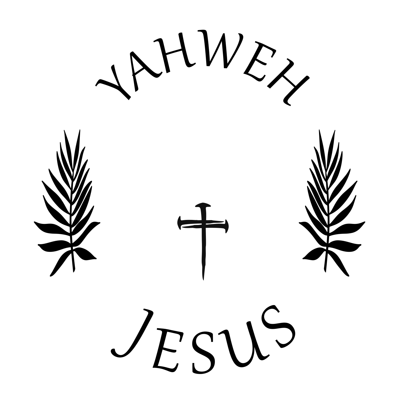 Jesus Yahweh hat burning design