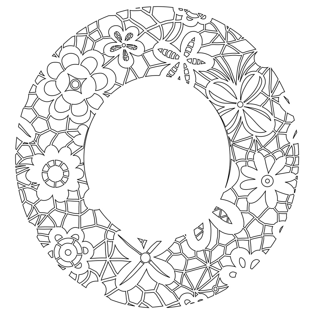 Lace Overlay hat buning design