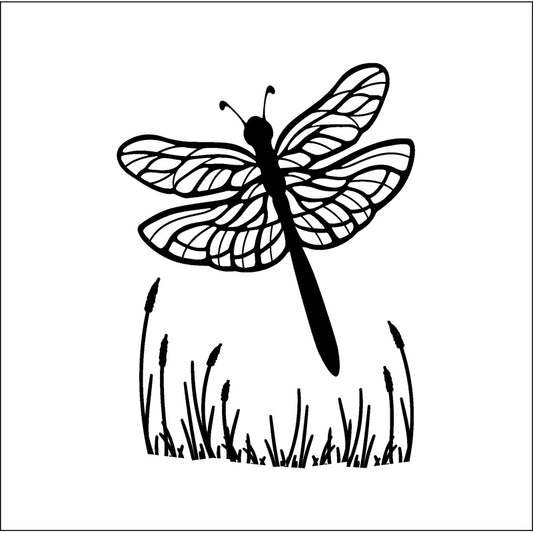 Large Dragonfly baseball hat burning design