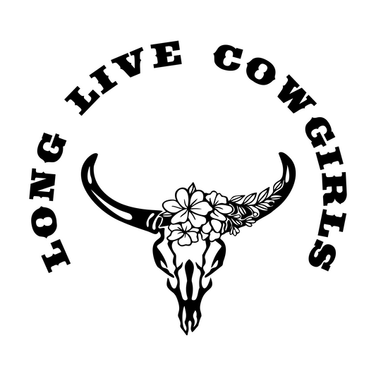 Long Live Cowgirls baseball hat burning design