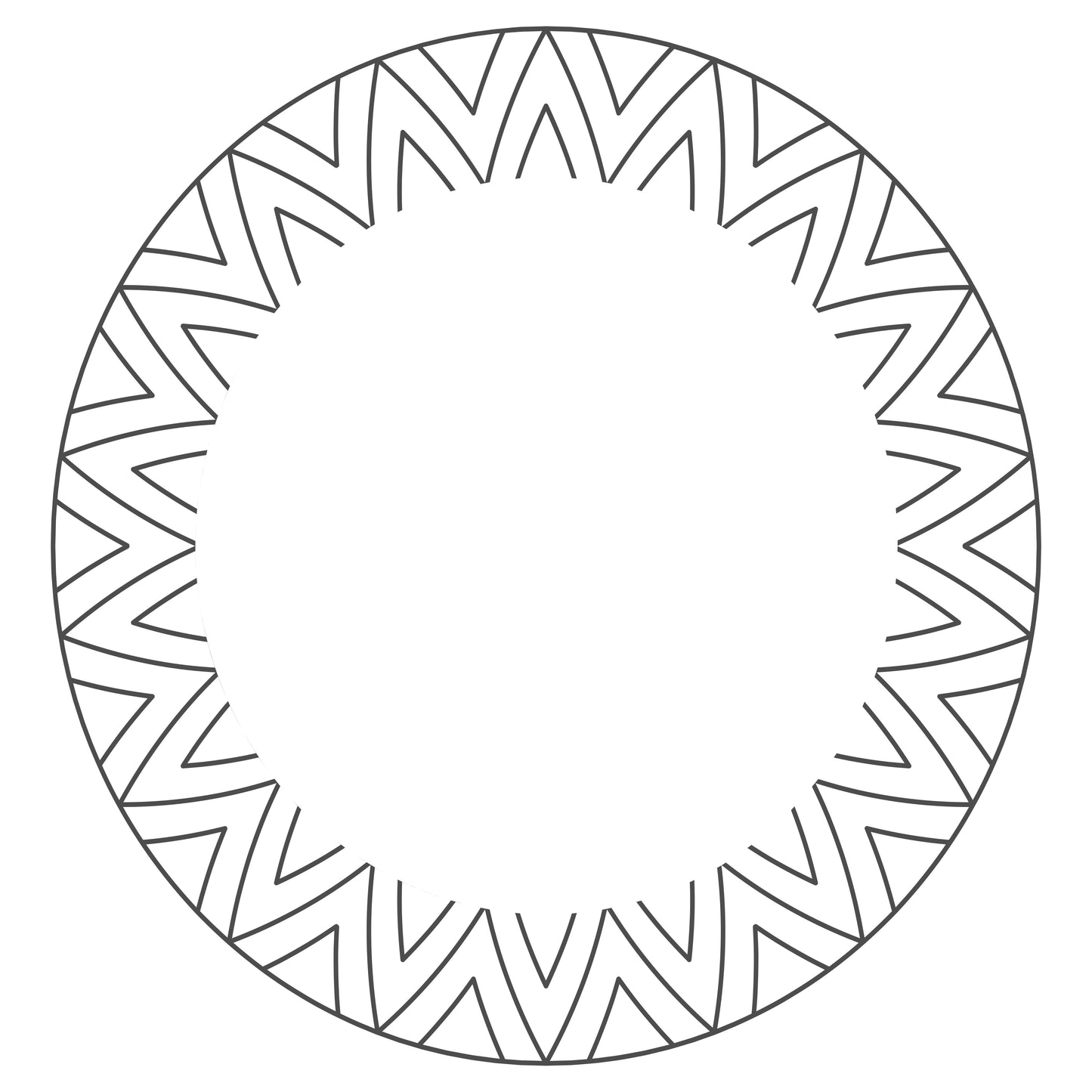 Aztec Mandala hat burning design