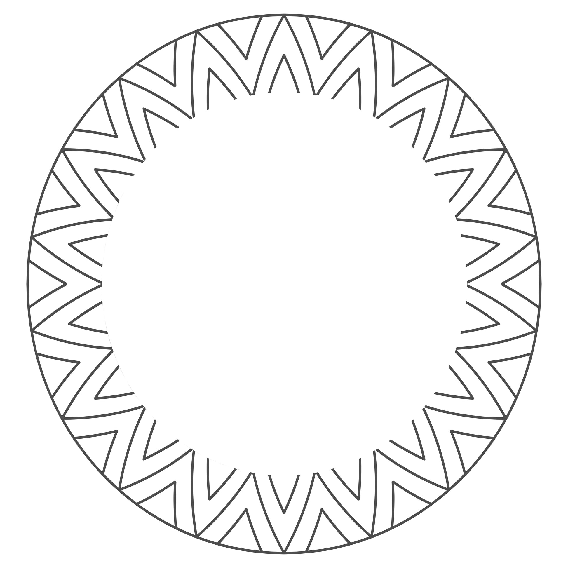 Aztec Mandala hat burning design