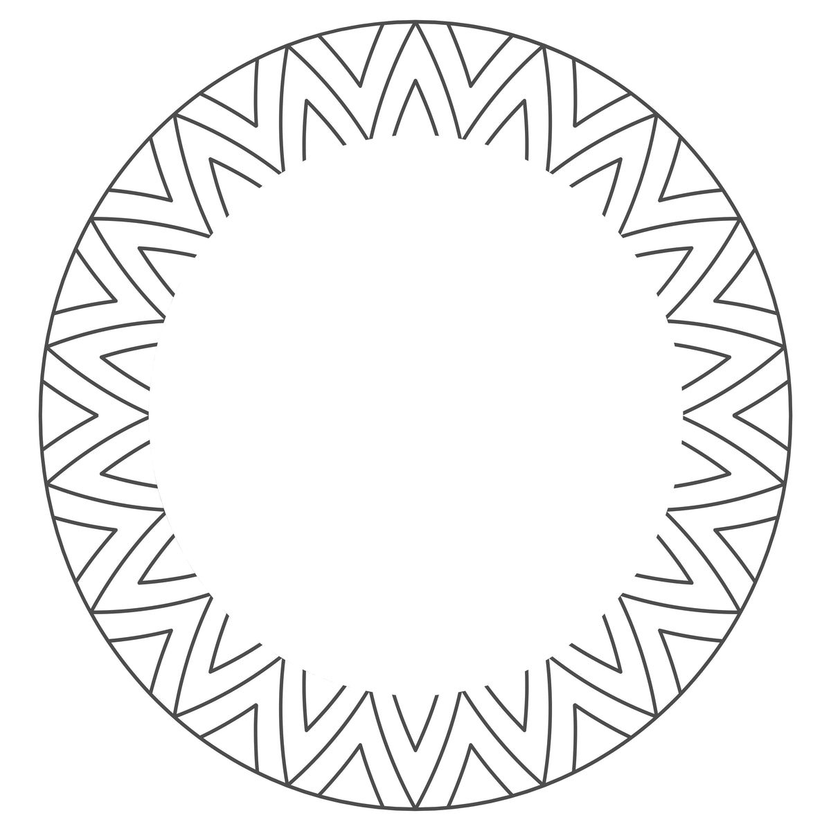 Aztec Mandala hat burning design