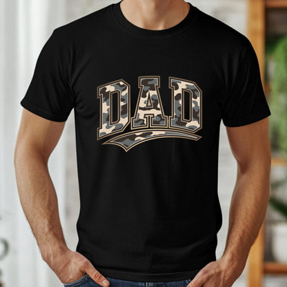 Dad Camo Graphic Design PNG