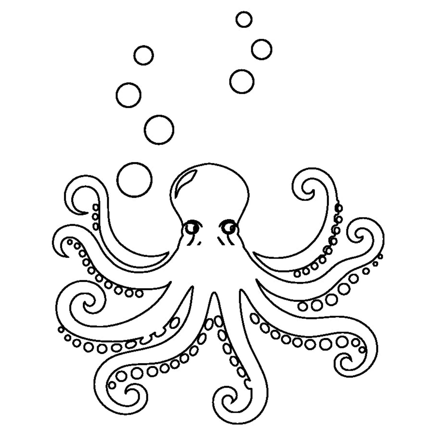Octopus baseball hat burning design