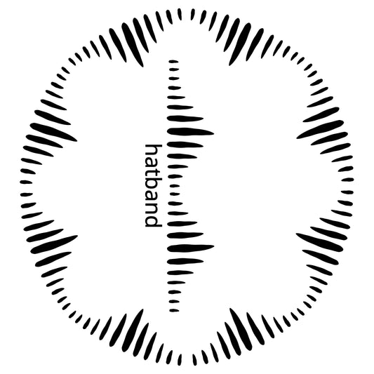 Sunburst hat burning design