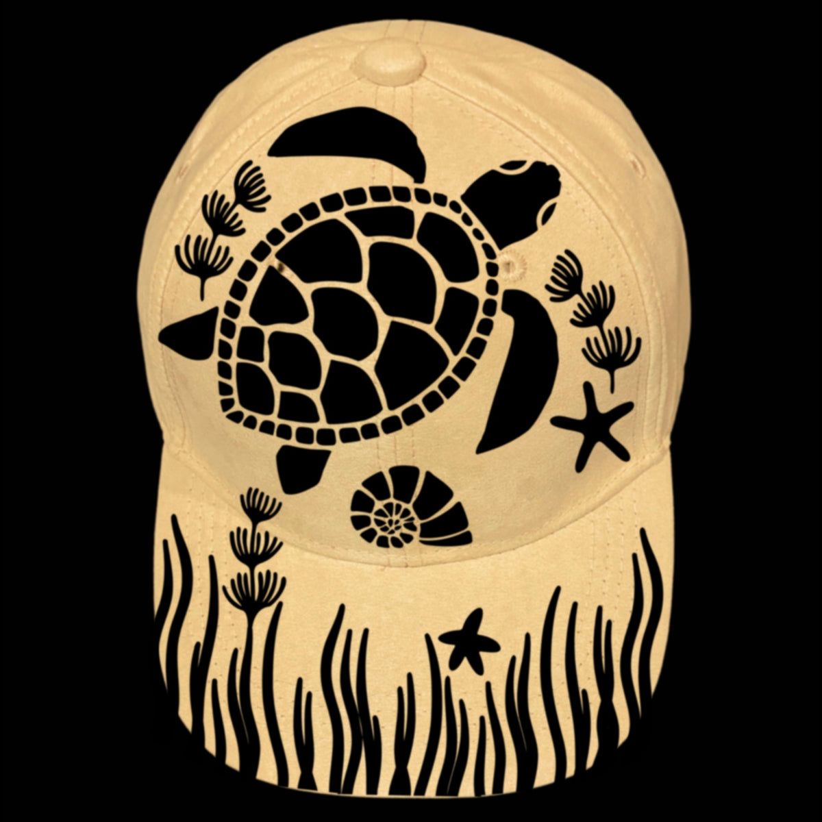 Sea Turtle Shell Pattern Cap Sea Turtle Baseball Cap Hat Burning Design SVG PNG – Cool Moon Designs