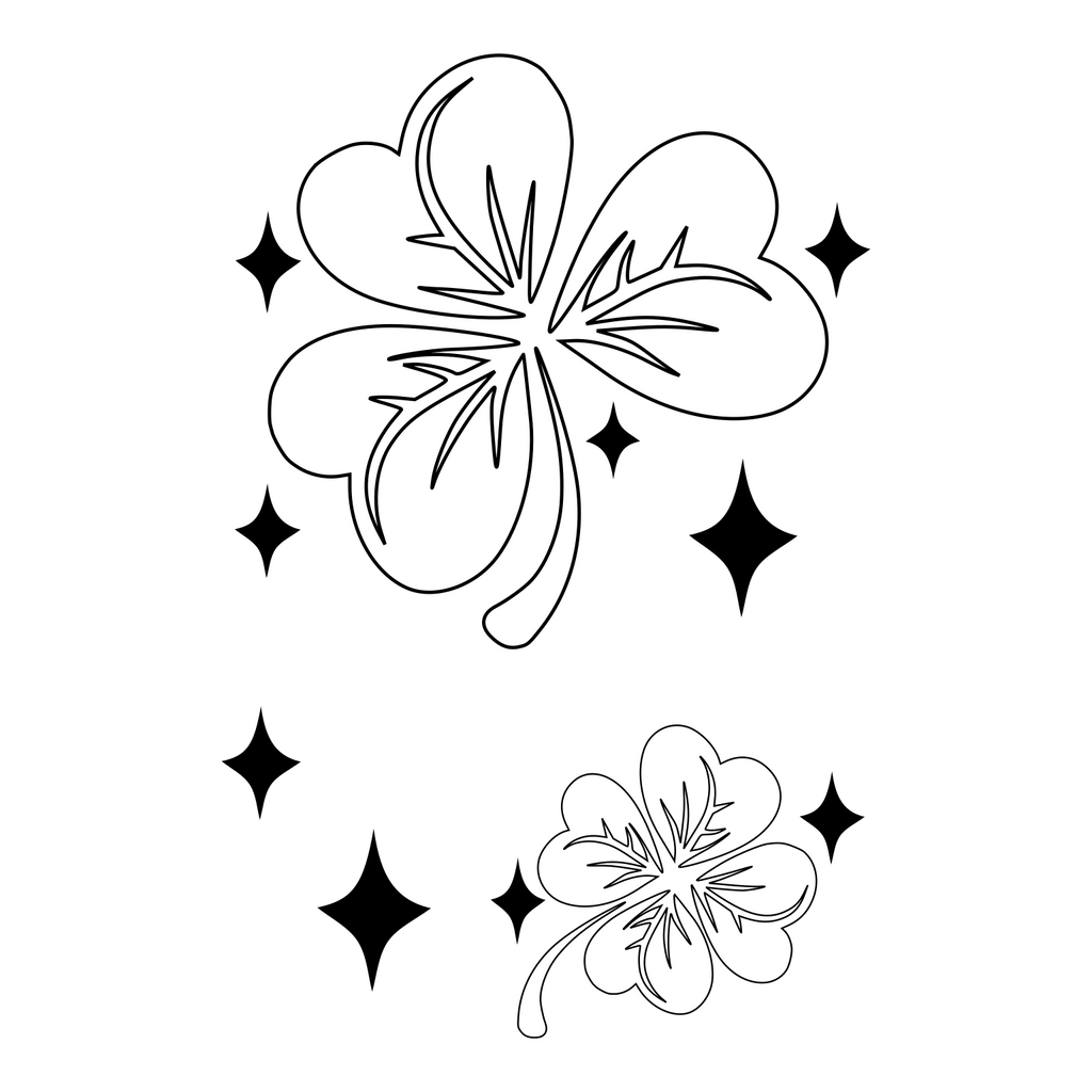 Shamrock baseball hat burning design