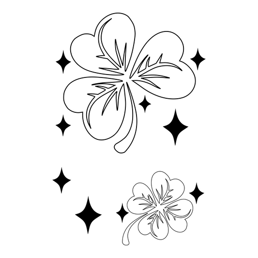 Shamrock baseball hat burning design