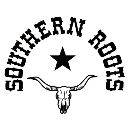 Southern Roots hat burning design for baseball hats