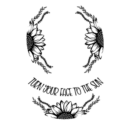 Turn Your Face To The Sun baseball hat burning design