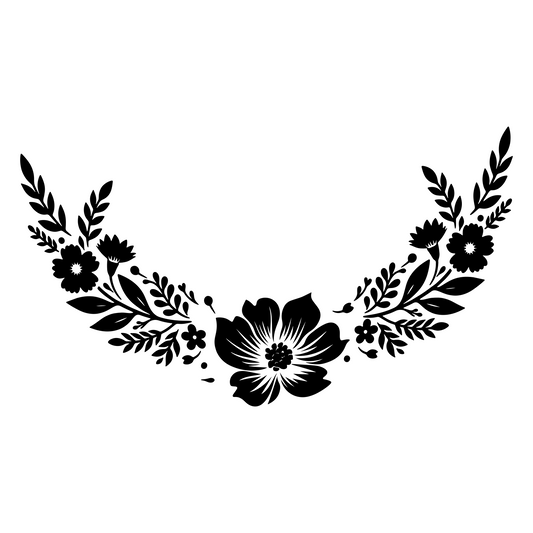 Violet Wreath hat burning design