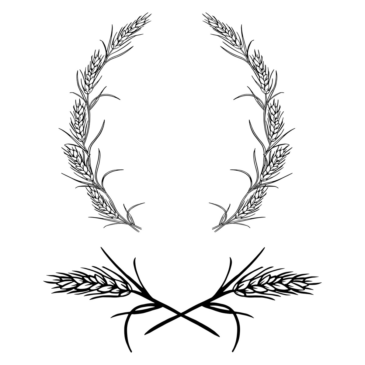 Wheat baseball hat burning design