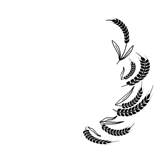 Wheat Ears hat burning design