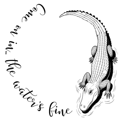 Alligator Hat Burning Design | Wide Brims | Cool Moon Designs