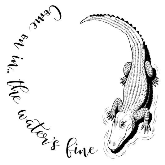 Alligator Hat Burning Design | Wide Brims | Cool Moon Designs