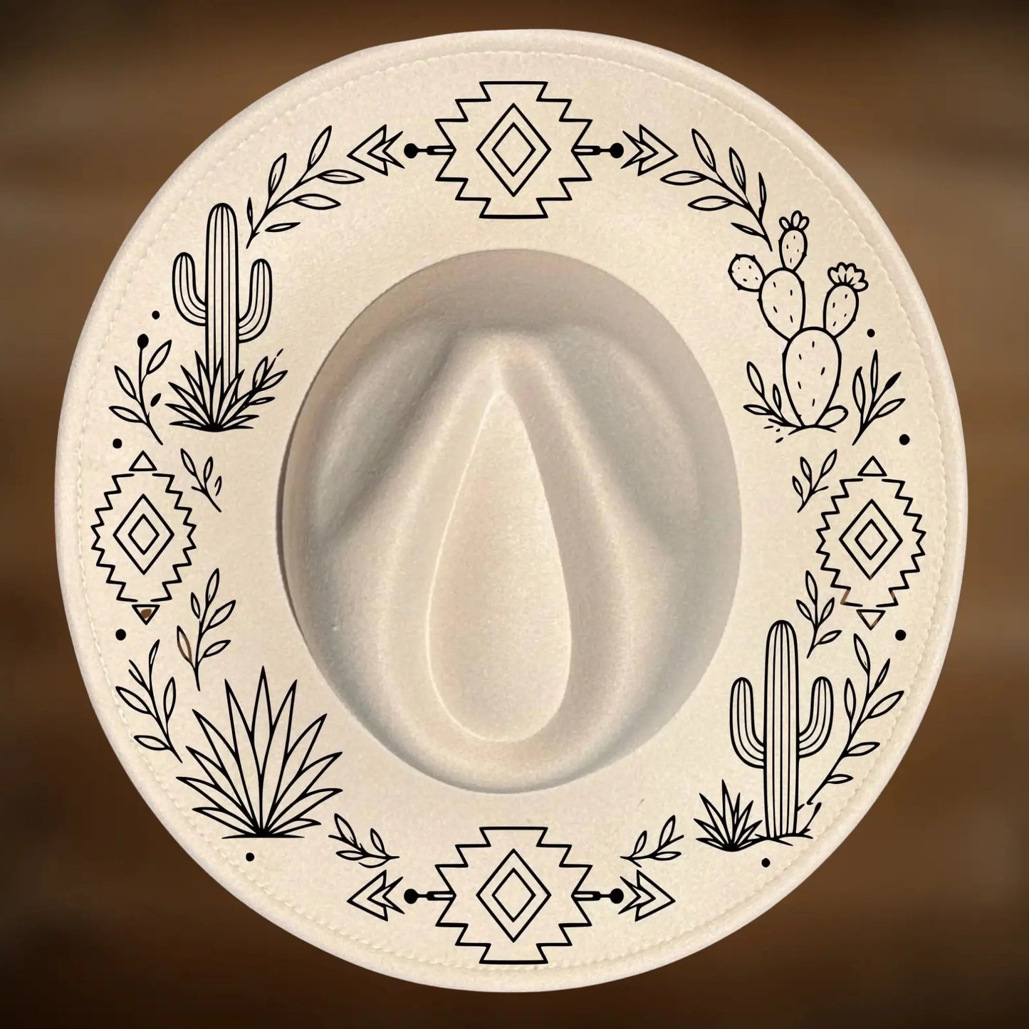 Aztec Southwestern Wide Brim Hat