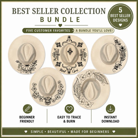 Best Seller Collection (5 Hat Burning Designs)
