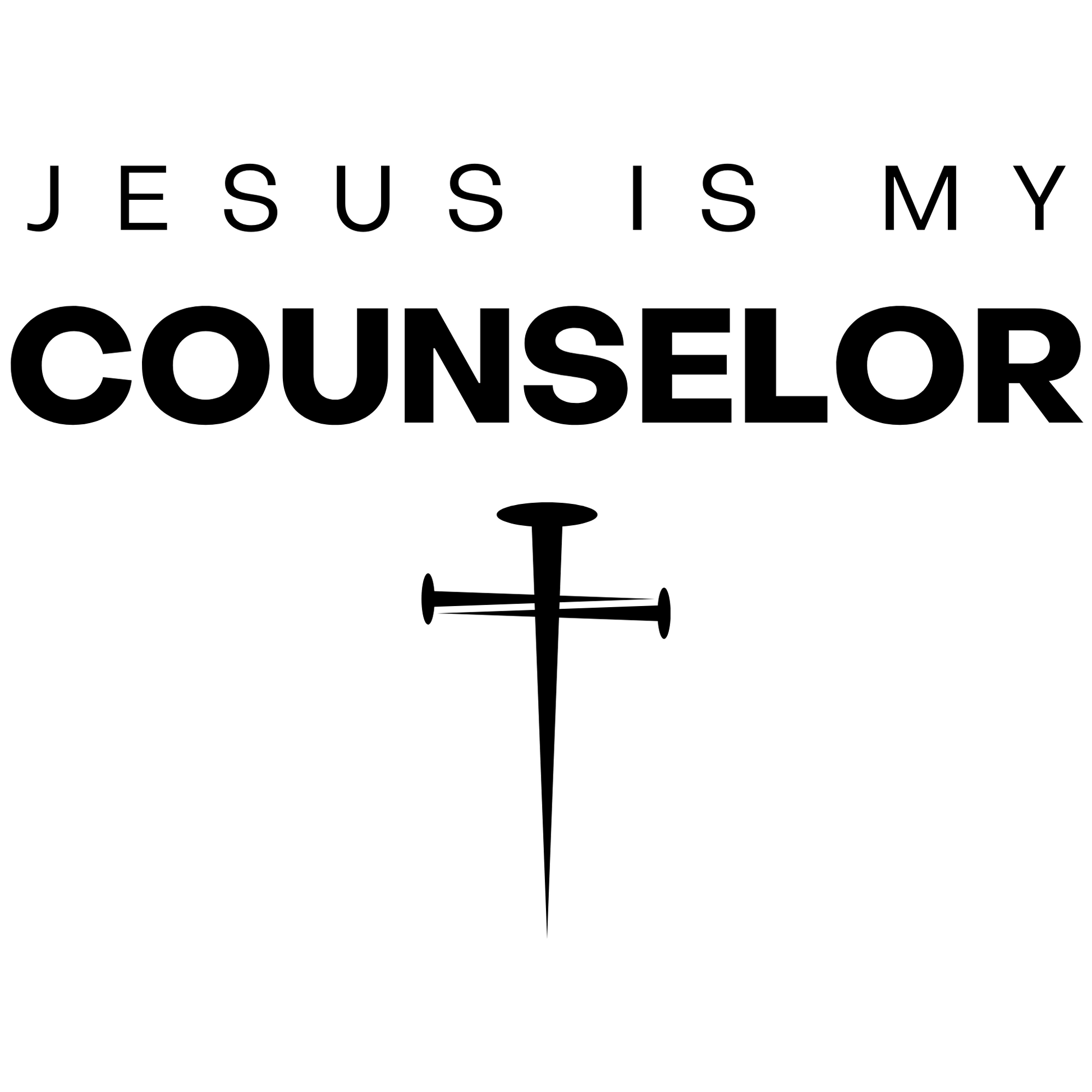 Jesus Is My Counselor digital design