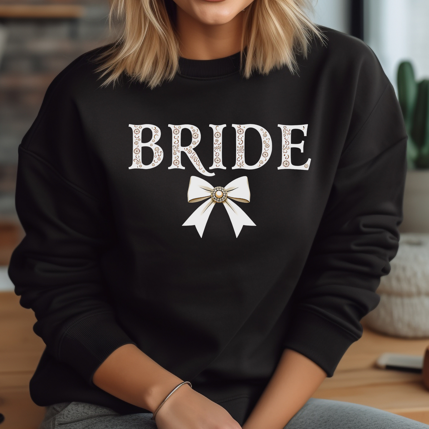 Coquette Bow Bride Graphic Design PNG