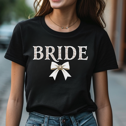 Coquette Bow Bride Graphic Design PNG