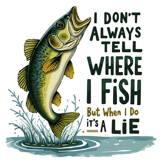 Funny Fishing Quote PNG digital design