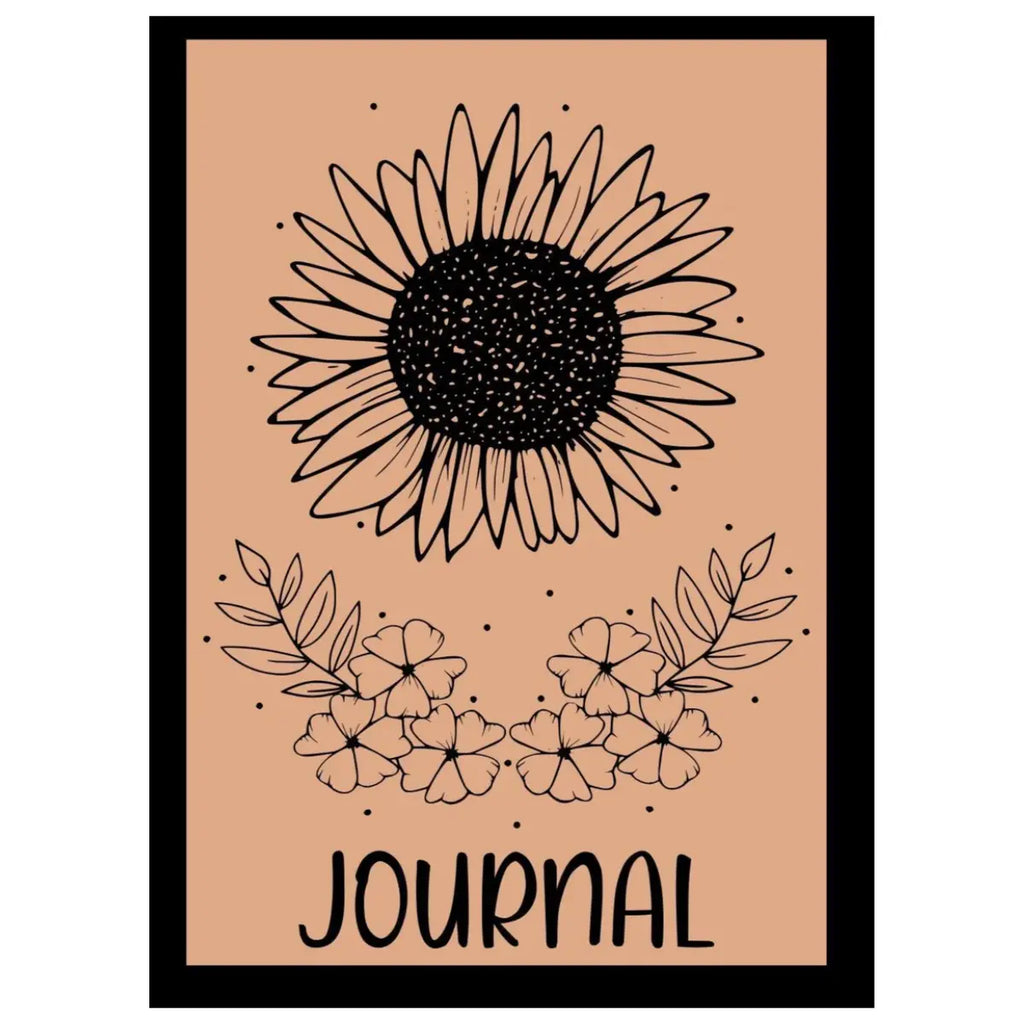 Journal Cover sunflower june 9 2026