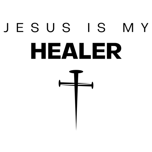 Jesus Is My Healer digital download design.