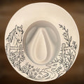 Horse at fence hat July 7 2026