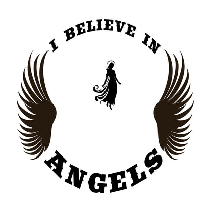 I Believe In Angels hat burning design template