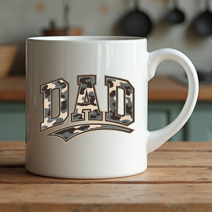 Dad Camo Graphic Design PNG
