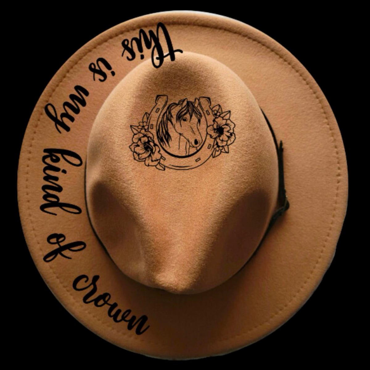 My kind of crown design on a narrow brim hat