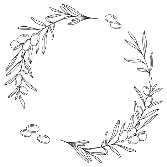 Olive Branches hat burning design for narrow brim hats