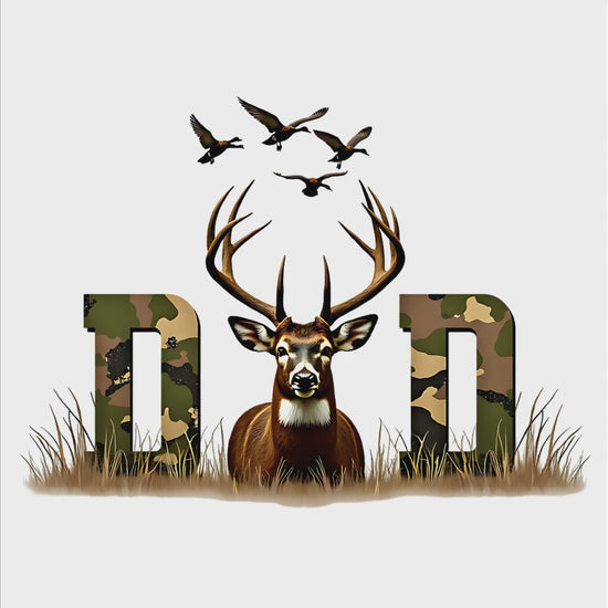 Deer Hunter Dad digital design product video