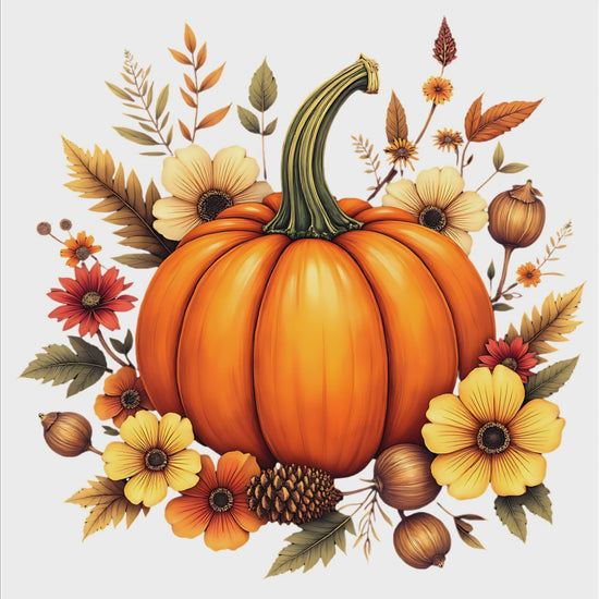 Pumpkin floral png product video
