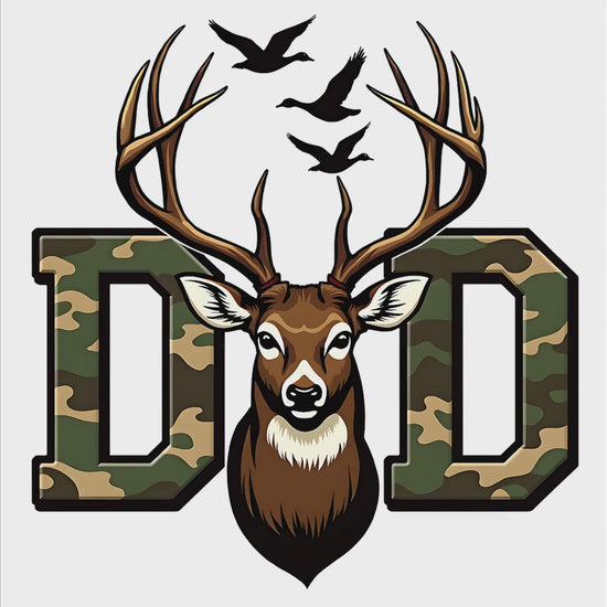 Deer Hunting Dad digital design product video