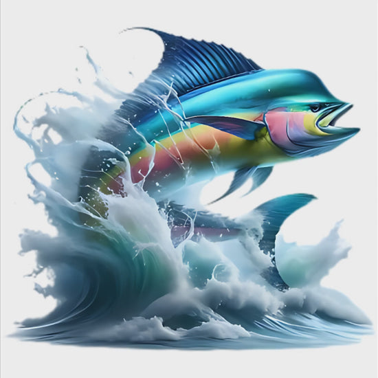 Mahi mahi thrashing product video