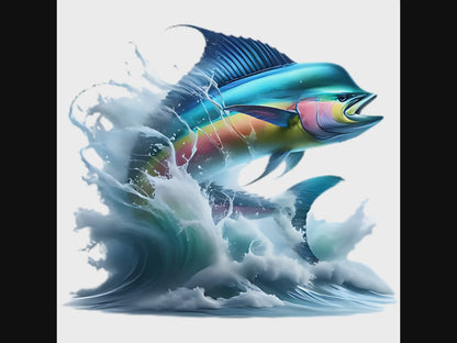 Mahi mahi thrashing product video